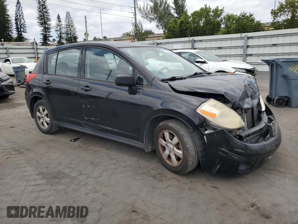 2009 Nissan Versa S with VIN 3N1BC13E99L418721, listed as a Copart auction lot 54268065 with 196,206 mi miles and Clean Title. Bid and sale history available at DreamBid. Image 4.