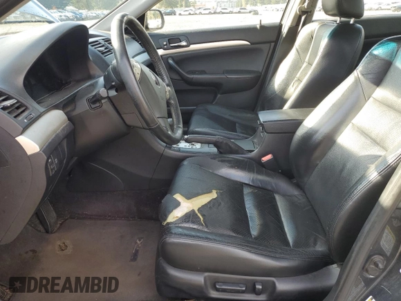 2004 Acura TSX with VIN JH4CL968X4C045374, listed as a Copart auction lot 50431295 with 0 mi miles and Salvage Title. Bid and sale history available at carsss.com. Image 7.