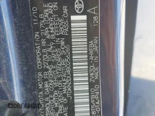2011 Toyota Prius I z VIN JTDKN3DU4B0256265, wystawiony jako Copart lot #57477715 z przebiegiem 72 774 mil mil oraz Szkoda całkowita • Salvage title. Historia ofert i sprzedaży dostępna na DreamBid. Obrazek 13.