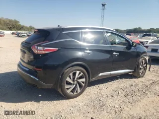 2015 Nissan Murano SV with VIN 5N1AZ2MHXFN265831, listed as a Copart auction lot 74762014 with 131,455 mi miles and Salvage Title. Bid and sale history available at carsss.com. Image 3.