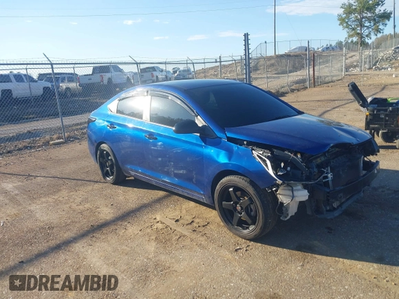 2022 Hyundai Accent SE with VIN 3KPC24A62NE154516, listed as a IAAI auction lot 41673344 with 85,945 mi miles and . Bid and sale history available at carsss.com. Image 1.
