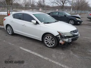 2016 Acura ILX w/Premium Pkg with VIN 19UDE2F77GA024529, listed as a IAAI auction lot 41317692 with 187,471 mi miles. Bid and sale history available at carsss.com. Image 1.