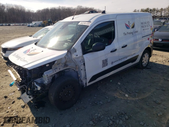2022 Ford Transit Connect XL with VIN NM0LS7S23N1512090, listed as a Copart auction lot 46346735 with 12,739 mi miles and Salvage title. Bid and sale history available at DreamBid. Image 1.