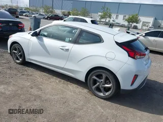 2019 Hyundai Veloster 2.0 with VIN KMHTG6AF4KU019642, listed as a IAAI auction lot 41885392 with 96,340 mi miles. Bid and sale history available at carsss.com. Image 3.