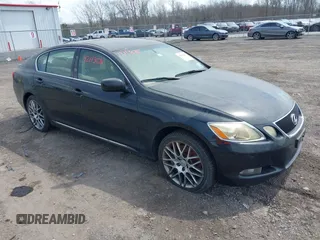 2007 Lexus GS 350 with VIN JTHCE96S370010901, listed as a IAAI auction lot 42113676 with 388,296 mi miles. Bid and sale history available at carsss.com. Image 1.