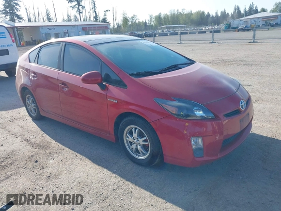 2010 Toyota Prius II with VIN JTDKN3DU4A0038339, listed as a IAAI auction lot 42104873 with 122,984 mi miles. Bid and sale history available at carsss.com. Image 1.