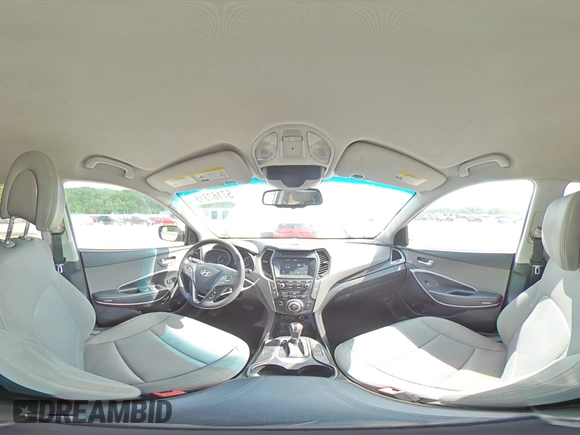 2017 Hyundai Santa Fe 2.4L z VIN 5XYZUDLB7HG388382, wystawiony jako Copart lot #57167315 z przebiegiem 128 724 mil mil oraz Szkoda całkowita • Salvage title. Historia ofert i sprzedaży dostępna na DreamBid. Obrazek 15.
