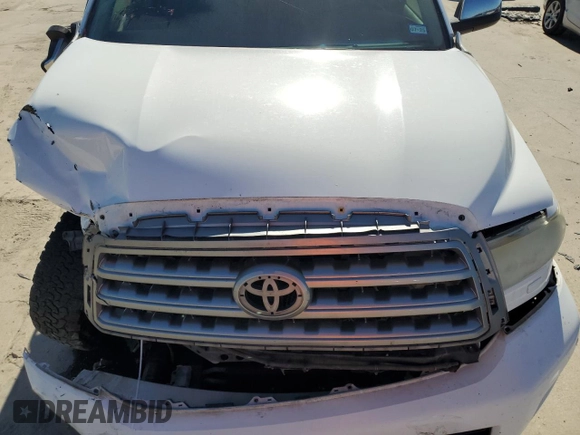 2012 Toyota Sequoia Limited with VIN 5TDJY5G16CS066546, listed as a Copart auction lot 80019234 with 0 mi miles and Salvage Title. Bid and sale history available at carsss.com. Image 12.