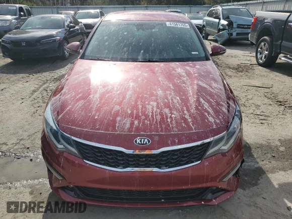 2020 Kia Optima LX with VIN 5XXGT4L39LG449165, listed as a Copart auction lot 41581765 with 42,202 mi miles and Non Repairable. Bid and sale history available at carsss.com. Image 5.