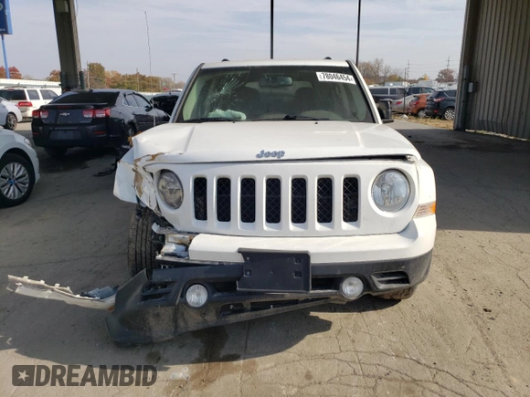 2017 Jeep Patriot Latitude with VIN 1C4NJPFB3HD182978, listed as a Copart auction lot 78046454 with 141,530 mi miles and Salvage Title. Bid and sale history available at DreamBid. Image 5.