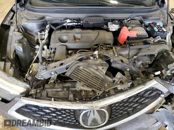 2019 Acura RDX Advance with VIN 5J8TC2H73KL013202, listed as a Copart auction lot 46850345 with 39,596 mi miles and Salvage Title. Bid and sale history available at DreamBid. Image 12.