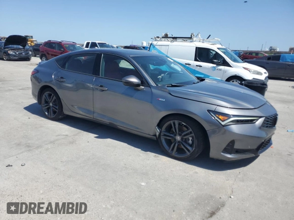 2023 Acura Integra Technology with VIN 19UDE4H6XPA018160, listed as a Copart auction lot 52121785 with 18,573 mi miles and Salvage title. Bid and sale history available at DreamBid. Image 4.