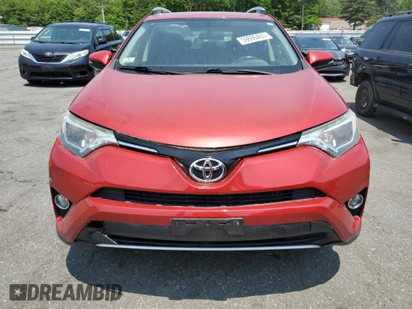 2016 Toyota RAV4 XLE z VIN JTMRFREV9GJ089196, wystawiony jako Copart lot #59886465 z przebiegiem Nie podano mil oraz Szkoda całkowita • Salvage title. Historia ofert i sprzedaży dostępna na DreamBid. Obrazek 5.