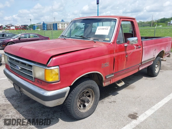 1989 Ford F-150 with VIN 1FTEF14N0KLA44582, listed as a IAAI auction lot 42108560 with 622 mi miles. Bid and sale history available at carsss.com. Image 6.