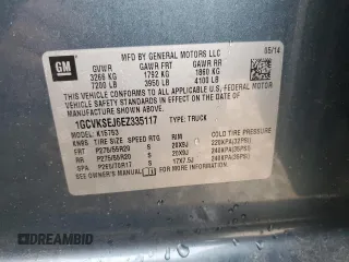 2014 Chevrolet Silverado 1500 LTZ with VIN 1GCVKSEJ6EZ335117, listed as a Copart auction lot 68131144 with 175,305 mi miles and Clean Title. Bid and sale history available at DreamBid. Image 13.
