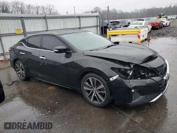 2019 Nissan Maxima Platinum z VIN 1N4AA6AV4KC378506, wystawiony jako Copart lot #43681155 z przebiegiem 148 568 mil mil oraz Szkoda całkowita • Salvage title. Historia ofert i sprzedaży dostępna na DreamBid. Obrazek 4.