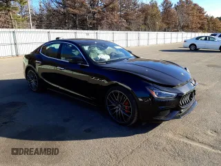 2019 Maserati Ghibli S Q4 GranSport with VIN ZAM57YTS2K1336433, listed as a Copart auction lot 76660973 with Not Provided miles. Bid and sale history available at carsss.com. Image 4.