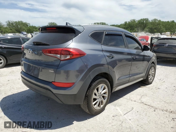 2018 Hyundai Tucson SEL z VIN KM8J3CA44JU598243, wystawiony jako Copart lot #57309325 z przebiegiem 126 798 mil mil oraz Tytuł czysty. Historia ofert i sprzedaży dostępna na DreamBid. Obrazek 3.