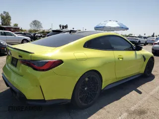 2021 BMW M4 Competition z VIN WBS33AZ03MCH19451, wystawiony jako Copart lot #55436975 z przebiegiem 41 595 mil mil oraz Szkody całkowita. Historia ofert i sprzedaży dostępna na DreamBid. Obrazek 3.