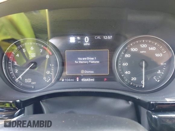2020 Cadillac XT6 FWD Premium Luxury with VIN 1GYKPCRS0LZ220243, listed as a IAAI auction lot 42567404 with 45,643 mi miles and . Bid and sale history available at DreamBid. Image 7.