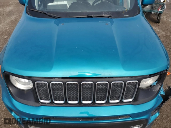 2020 Jeep Renegade Altitude z VIN ZACNJAB10LPK93456, wystawiony jako Copart lot #85796514 z przebiegiem Nie podano mil oraz Szkoda całkowita • Salvage title. Historia ofert i sprzedaży dostępna na DreamBid. Obrazek 12.
