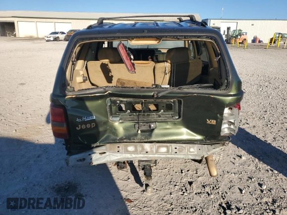 1995 Jeep Grand Cherokee Limited with VIN 1J4GZ78Y7SC730118, listed as a Copart auction lot 76031964 with 184,074 mi miles and Salvage Title. Bid and sale history available at carsss.com. Image 6.