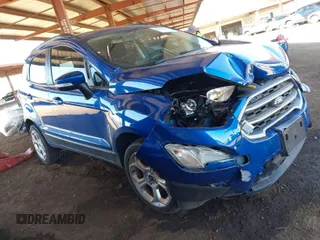 2021 Ford EcoSport SE with VIN MAJ3S2GE4MC445646, listed as a IAAI auction lot 41841253 with 38,644 mi miles and . Bid and sale history available at carsss.com. Image 1.
