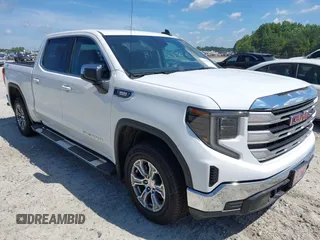 2022 GMC Sierra 1500 SLE with VIN 3GTUUBET6NG551847, listed as a IAAI auction lot 42438922 with 62,010 mi miles and . Bid and sale history available at DreamBid. Image 1.