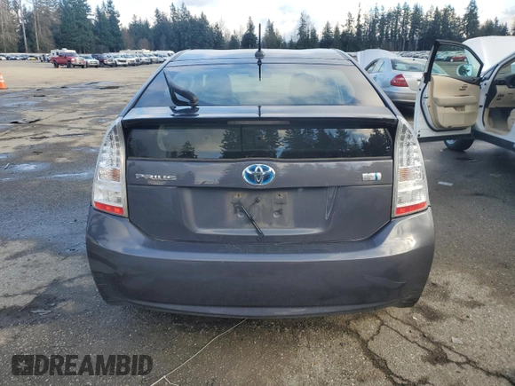 2011 Toyota Prius I with VIN JTDKN3DU0B1394637, listed as a Copart auction lot 88992735 with 195,608 mi miles and Salvage Title. Bid and sale history available at carsss.com. Image 6.