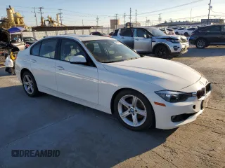 2015 BMW 3 Series 328i with VIN WBA3C1C51FK122717, listed as a Copart auction lot 46701455 with 57,826 mi miles and Salvage Title. Bid and sale history available at carsss.com. Image 4.