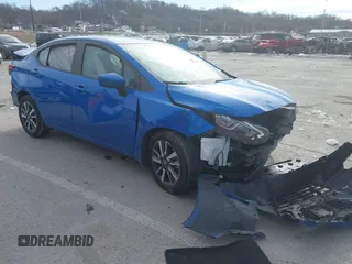 2021 Nissan Versa SV with VIN 3N1CN8EV9ML903857, listed as a IAAI auction lot 41380286 with 46,318 mi miles and . Bid and sale history available at DreamBid. Image 1.