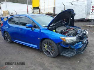 2018 Subaru WRX STI with VIN JF1VA2M67J9835223, listed as a IAAI auction lot 41797791 with 69,811 mi miles. Bid and sale history available at carsss.com. Image 1.