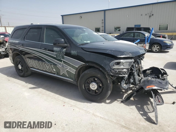 2022 Dodge Durango Special Service with VIN 1C4RDJFG5NC184623, listed as a Copart auction lot 49061625 with 40,100 mi miles and Salvage title. Bid and sale history available at DreamBid. Image 4.