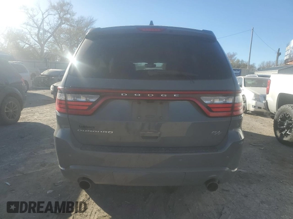 2020 Dodge Durango R/T with VIN 1C4SDHCT8LC154816, listed as a Copart auction lot 81788494 with 112,833 mi miles and Salvage title. Bid and sale history available at DreamBid. Image 6.