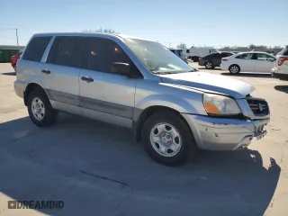 2004 Honda Pilot LX with VIN 2HKYF18124H548899, listed as a Copart auction lot 47863145 with 238,683 mi miles and Salvage Title. Bid and sale history available at carsss.com. Image 4.