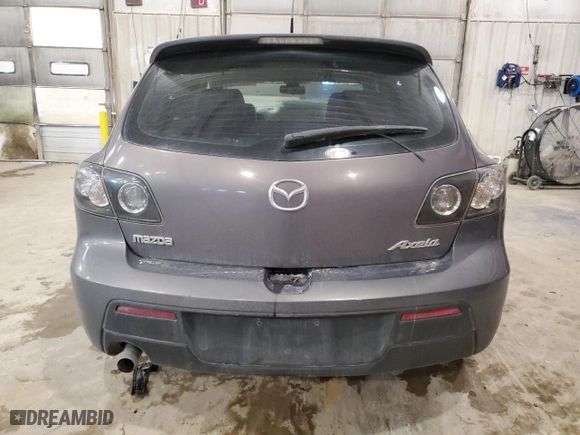 2008 Mazda Mazda3 s Sport with VIN JM1BK343481153107, listed as a Copart auction lot 45933125 with 0 mi miles and Salvage Title. Bid and sale history available at carsss.com. Image 6.