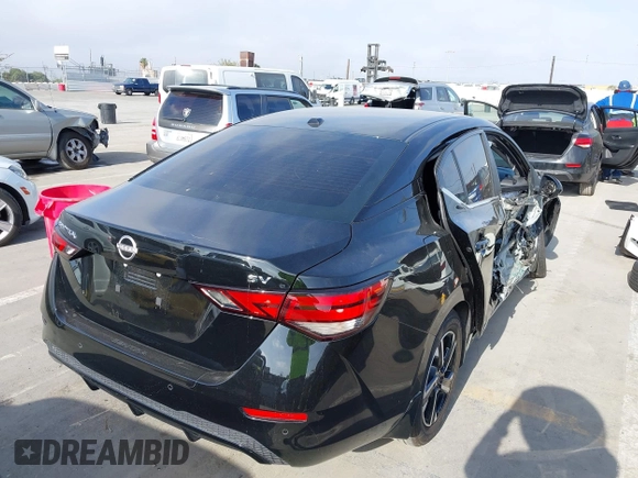 2024 Nissan Sentra SV with VIN 3N1AB8CVXRY256902, listed as a IAAI auction lot 42326382 with 12,796 mi miles and . Bid and sale history available at DreamBid. Image 4.