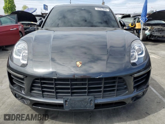 2018 Porsche Macan with VIN WP1AA2A59JLB15055, listed as a Copart auction lot 52951695 with 36,879 mi miles and Salvage Title. Bid and sale history available at carsss.com. Image 5.
