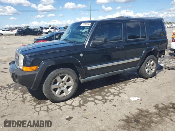 2007 Jeep Commander Limited with VIN 1J8HG58P27C683771, listed as a Copart auction lot 72010234 with 187,882 mi miles and Salvage Title. Bid and sale history available at carsss.com. Image 1.