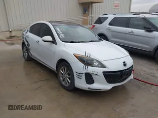 2012 Mazda Mazda3 i Grand Touring with VIN JM1BL1W77C1620059, listed as a IAAI auction lot 41703389 with 189,890 mi miles. Bid and sale history available at carsss.com. Image 1.