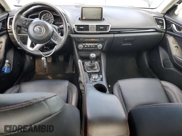 2015 Mazda 3 i Grand Touring with VIN JM1BM1W76F1246867, listed as a Copart auction lot 60318265 with 106,757 mi miles and Salvage title. Bid and sale history available at DreamBid. Image 8.
