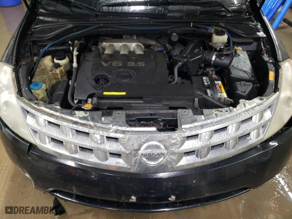 2004 Nissan Murano SL with VIN JN8AZ08W74W316196, listed as a Copart auction lot 80337184 with 209,137 mi miles and Salvage Title. Bid and sale history available at carsss.com. Image 11.