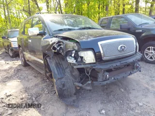 2006 Infiniti QX56 with VIN 5N3AA08AX6N814783, listed as a IAAI auction lot 42029637 with 1 mi miles. Bid and sale history available at carsss.com. Image 6.