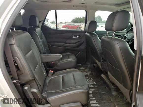 2019 Chevrolet Traverse Premier with VIN 1GNERKKW4KJ298050, listed as a Copart auction lot 57559355 with 54,521 mi miles and Salvage title. Bid and sale history available at DreamBid. Image 11.