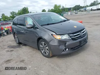 2014 Honda Odyssey Touring с VIN 5FNRL5H94EB032490, выставлен на аукционе IAAI как лот 42237000 с пробегом 132 164 миль миль и . История ставок и продаж доступна на DreamBid. Изображение 1.