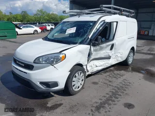 2021 Ram ProMaster City Cargo Van Tradesman SLT with VIN ZFBHRFBB7M6V40736, listed as a IAAI auction lot 41982730 with 43,625 mi miles. Bid and sale history available at carsss.com. Image 17.