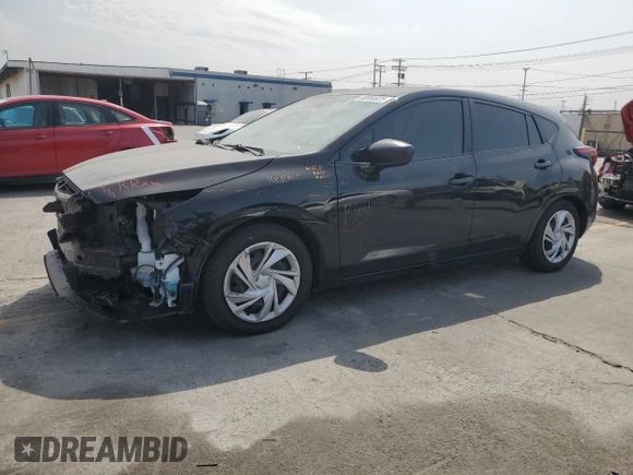 2024 Subaru Impreza with VIN JF1GUABCXR8258921, listed as a Copart auction lot 58564825 with 41,764 mi miles and Salvage title. Bid and sale history available at DreamBid. Image 1.