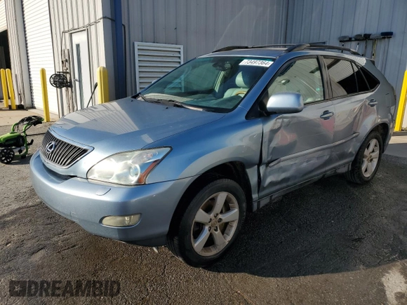 2005 Lexus RX with VIN 2T2GA31U95C032226, listed as a Copart auction lot 73497364 with 216,602 mi miles and Salvage Title. Bid and sale history available at carsss.com. Image 1.