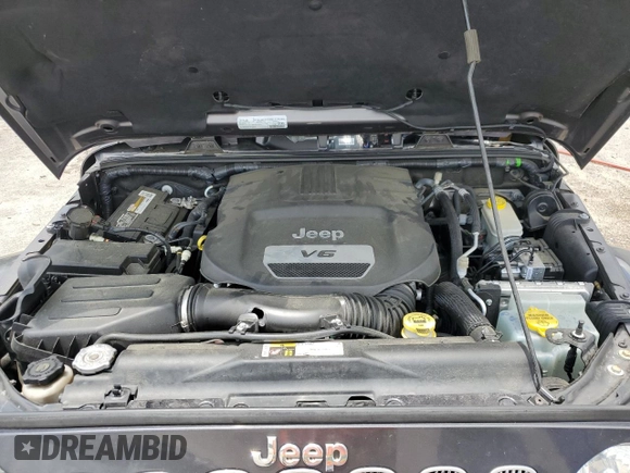 2016 Jeep Wrangler Unlimited Sahara с VIN 1C4BJWEG5GL221827, выставлен на аукционе Copart как лот 60411625 с пробегом 65 405 миль миль и Списание • Salvage title. История ставок и продаж доступна на DreamBid. Изображение 11.