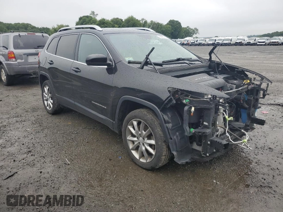2018 Jeep Cherokee Limited with VIN 1C4PJMDB7JD530166, listed as a Copart auction lot 58907215 with 107,390 mi miles and Clean title. Bid and sale history available at DreamBid. Image 4.